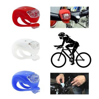 Luz De Led Sinalizadora Traseiro E Dianteiro Para Bicicletas Ciclismo Bike Pilha