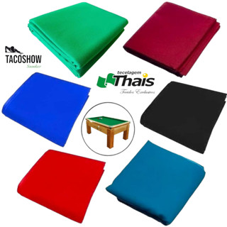 2,30 m X 1,85m Pano Tecido de Bilhar Sinuca Snooker Forro Corte Acrilico Mesa Sinuca Bilhar Thaís Cores Verde Vermelho Vinho Azul Royal Azul Petroleo Preto 2,30m