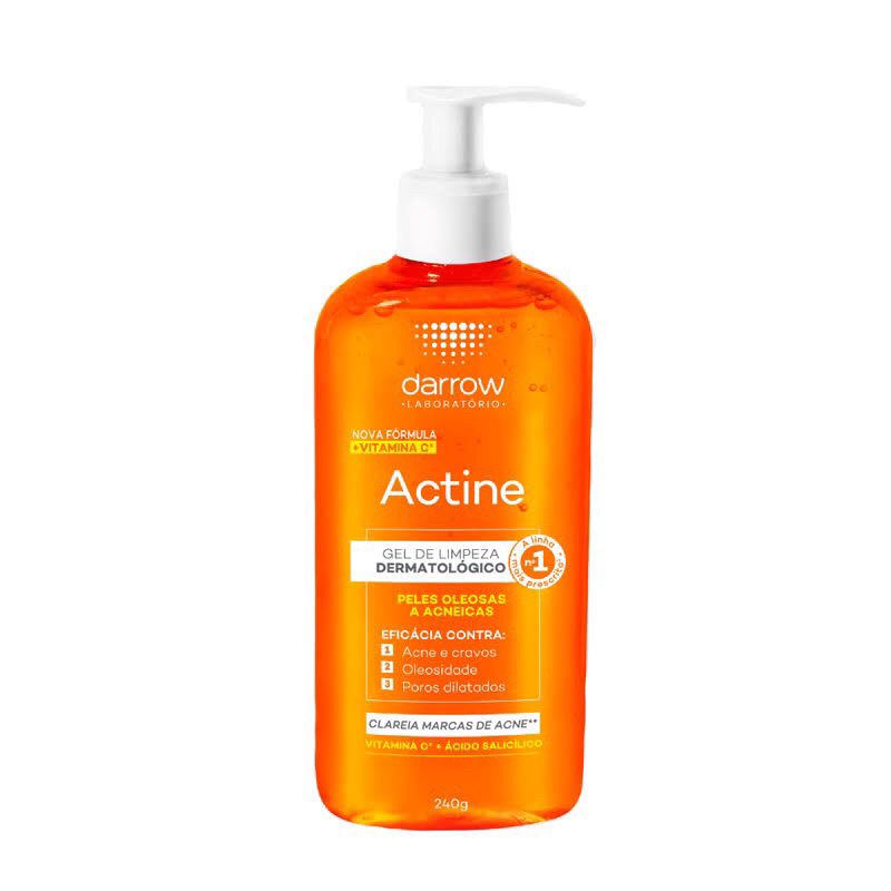 ACTINE Darrow sabonete gel de limpeza 140ml PELE Acne