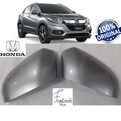 Capa Retrovisor Honda Hr-v 2023 A 2024 Cinza Iridium Original Nova