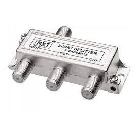 Divisor De Antena 1x3 Alta Frequência 5 A 2500 Mhz Para Antena