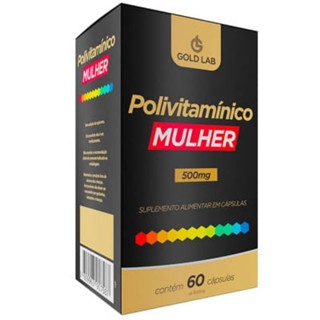 Polivitamínico Gold Lab Mulher C/60 Cápsulas em Oferta na Shopee
