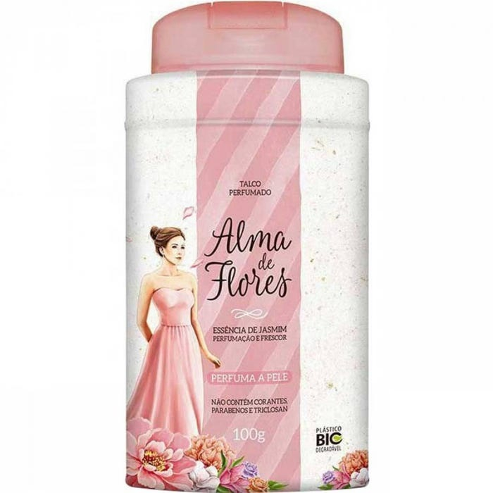 ALMA DE FLORES TALCO 100G JASMIM