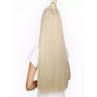 Aplique Loiro Platinado PérolaTic Tac para Volume Extensão de Cabelo