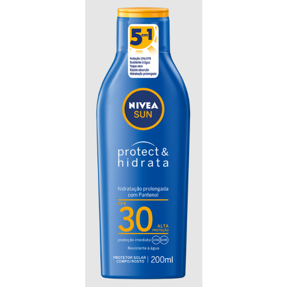 Nivea SUN Protetor Solar Protect & Hidrata FPS30 200mL