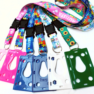 Cordão Autismo Autismo com Porta Cartão BIlhete Único Diversas Cores em Oferta na Shopee