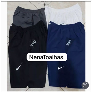 Bermunda Shorts tactel, Bolsos e ziper bem confortável
