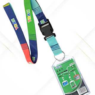 Cordão de identificação TDAH Com Porta Crachá Vertical