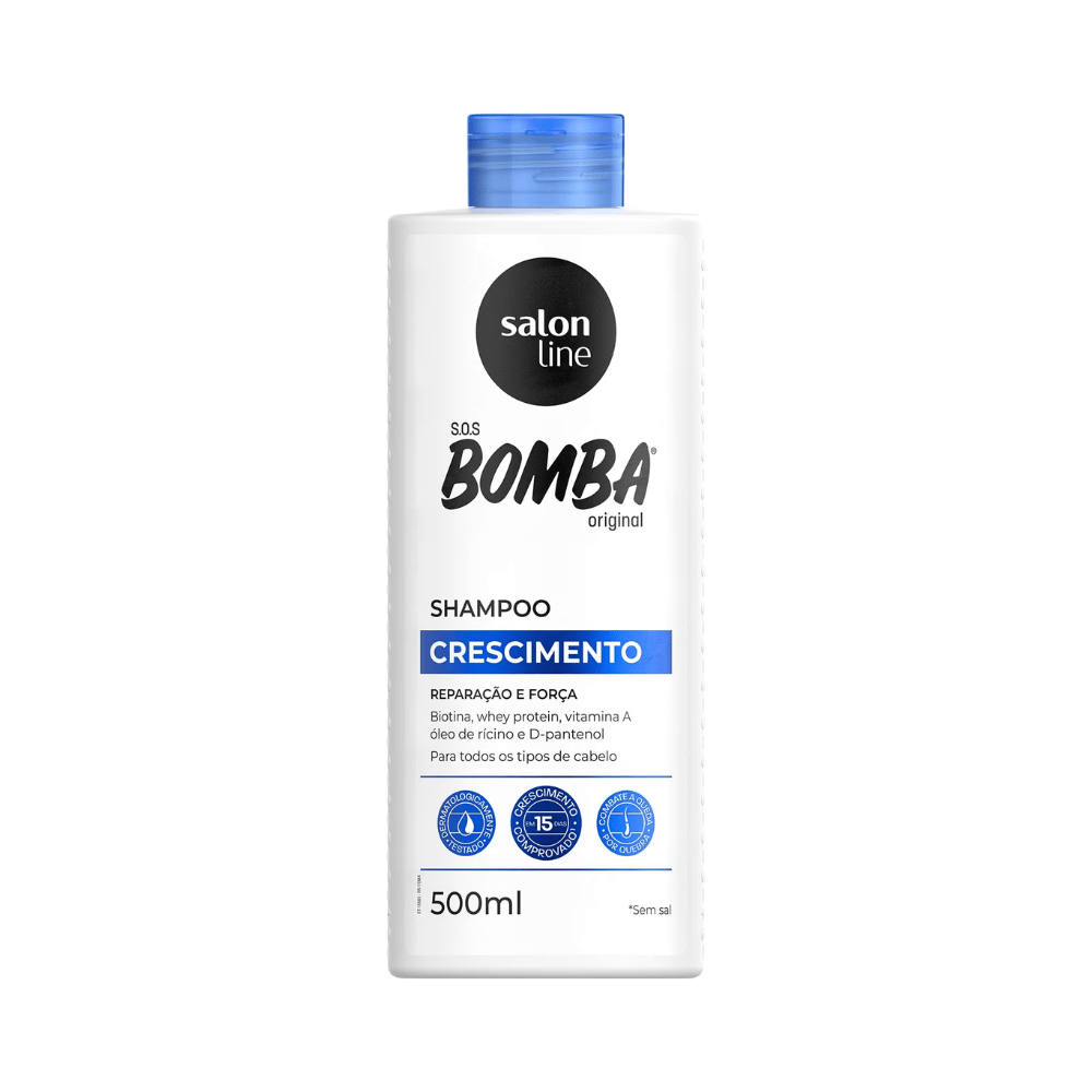 Shampoo Salon Line SOS Bomba Crescimento Original 500ml