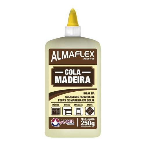 COLA MADEIRA 250GR ALMAFLEX ll em Oferta na Shopee