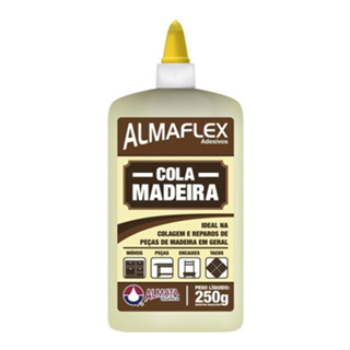 COLA MADEIRA 250GR ALMAFLEX ll em Oferta na Shopee