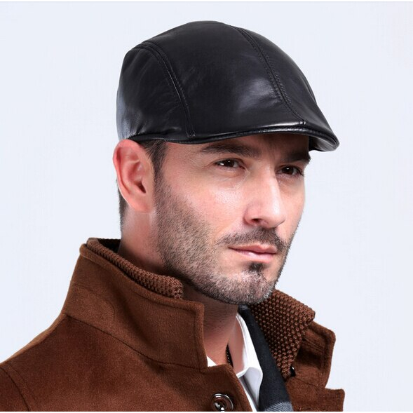 Chapéu Boina Italiana Clássica Couro Ecológico em Oferta na Shopee