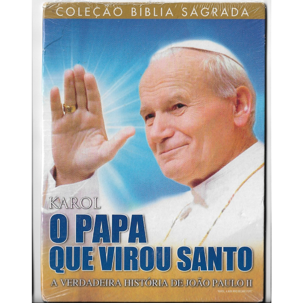 DVD Filme | Karol O Papa que Virou Santo | Religioso Biografia | João Paulo II | 2005 Original