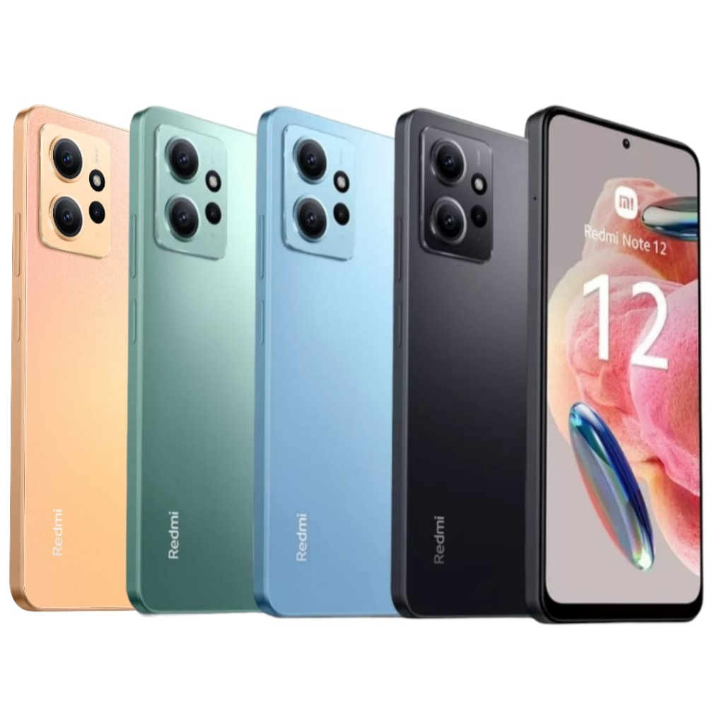 Celular Xiaomi Redmi Note 12 4G, Tela AMOLED 6.67", Câmera 50MP, Versão Global, Original