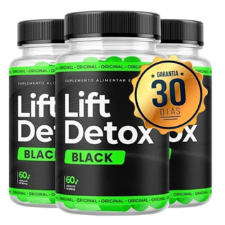 Lift - Detox 60Caps Emagrecedor Natural - Elimina Gordura no Fígado Acaba Com a Retenção De Liquidos - Elimina até 7kg em 30 Dias