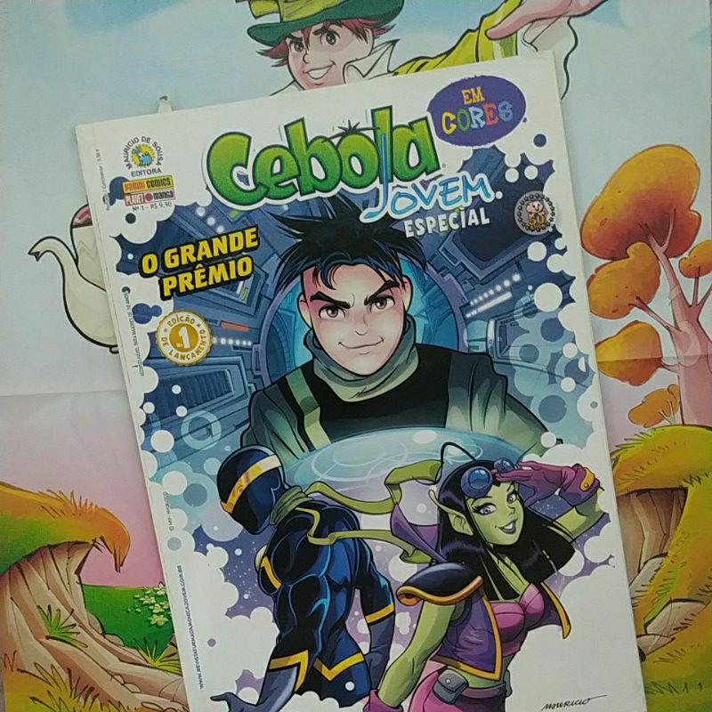Panini Turma da Mônica Jovem - Cebola Jovem Especial O Grande Prêmio em cores mangá volume único ( usado )