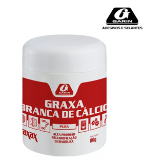 Graxa Branca Cálcio Pura Resistente Água Garin Profissional