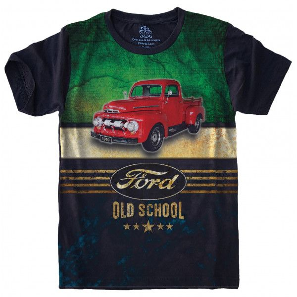 Camiseta  Unissex Vintage : MUSTANG,OPALA SS, TOYOTA BANDEIRANTE, FORD F1, FORD F100