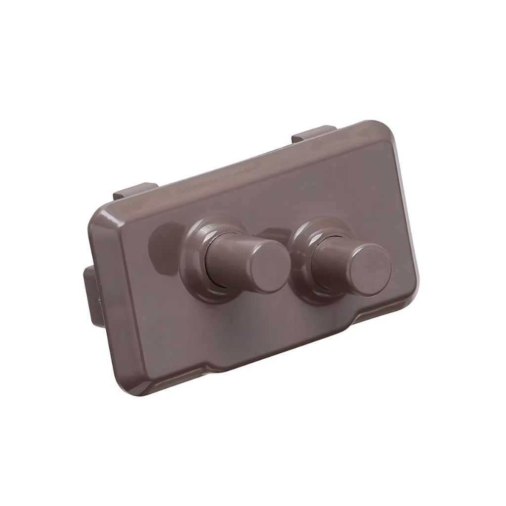 Interruptor Duplo Original Cinza Refrigerador Brastemp W10471976
