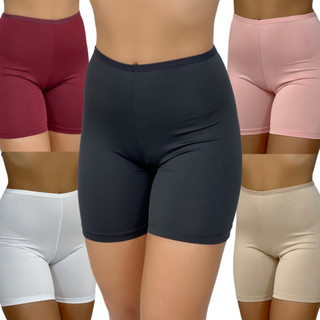 Kit 5 Shortinho Anágua Segunda pele para Usar com vestido Feminino