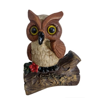 Coruja no Tronco Decoração em Oferta na Shopee