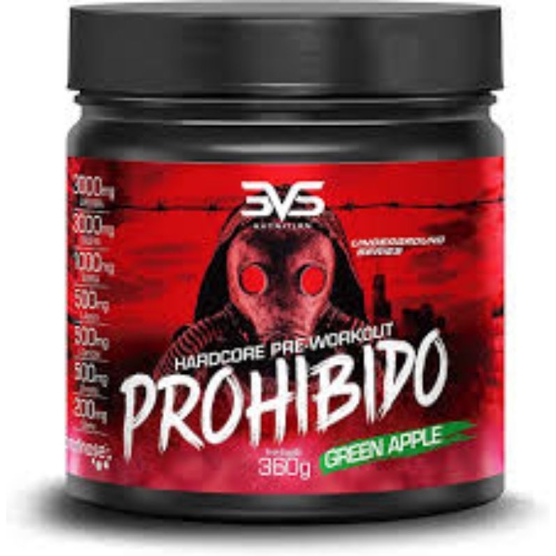 prohibido pré treino 3vs nutrition 360g