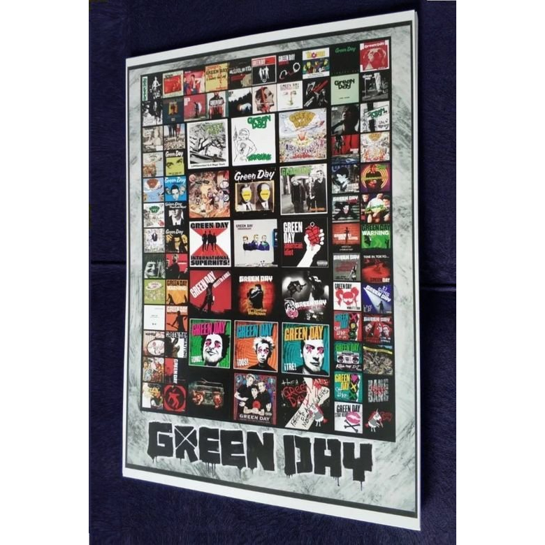 GREEN DAY poster cartaz da Banda vinil cd discografia punk rock Billie Joe GREEN DAY
