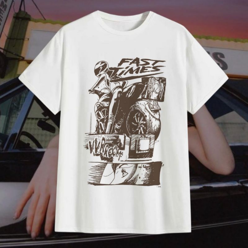 Camiseta Sabrina Carpenter Fast Times 100% Poliéster