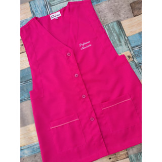 Jaleco Cavado Pink Bordado Personalizado