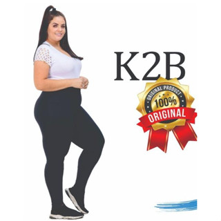 Calça Legging Plus Size K2b Ditana Original Básica Cós Alto G1 G2 G3