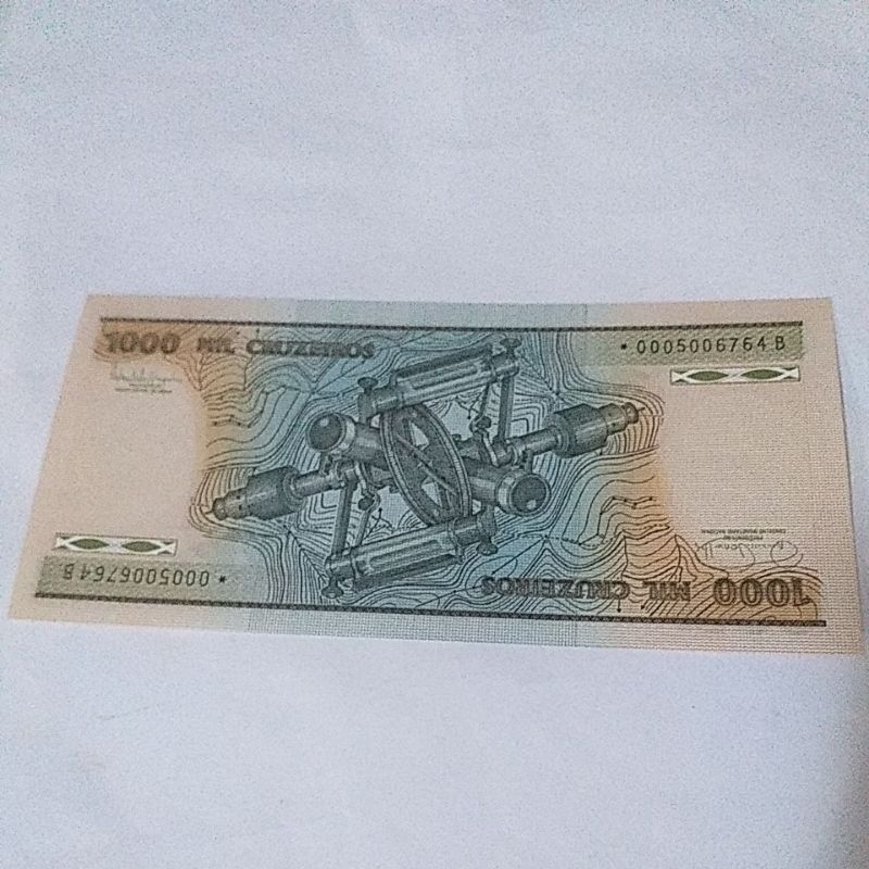 Cédula 1000 Cruzeiros reposição