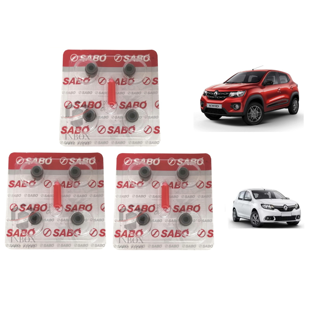 Retentor Vedador Válvula Kwid/logan/sandero 1.0 12V 3 Cilindros Sabó 9330