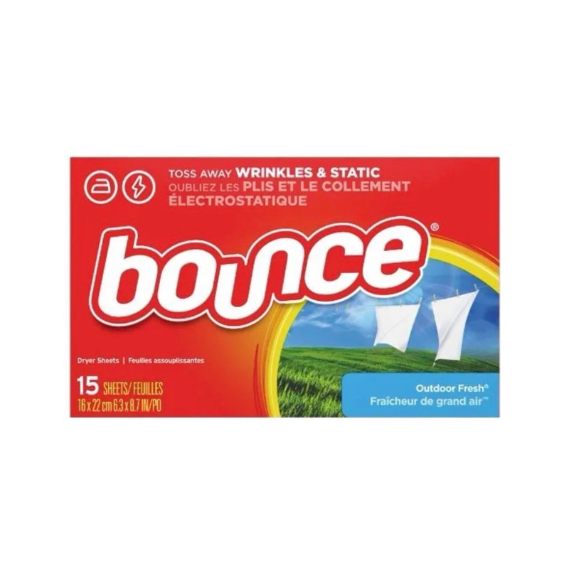 Lenço Amaciante Bounce Para Secadora De Roupas 15 Lavagens