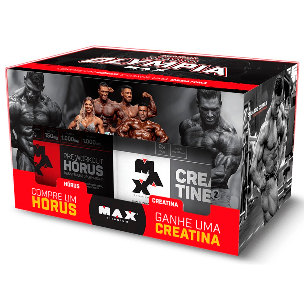 Horus 300g + Creatina 100g - Promopack Olympia Max Titanium