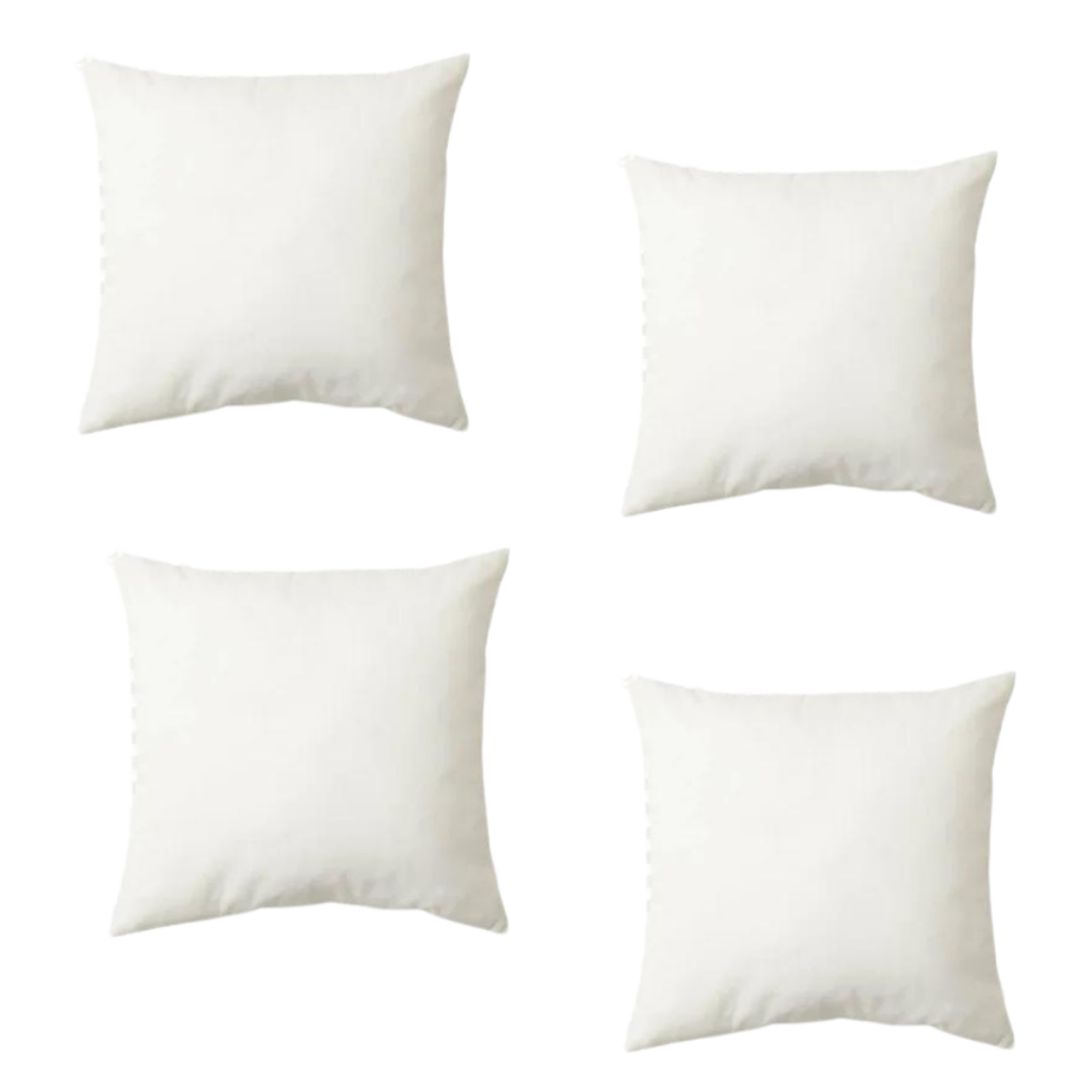 Refil de Almofada Kit c/ 4 Unds 50x50cm Enchimento Espuma em Oferta na Shopee