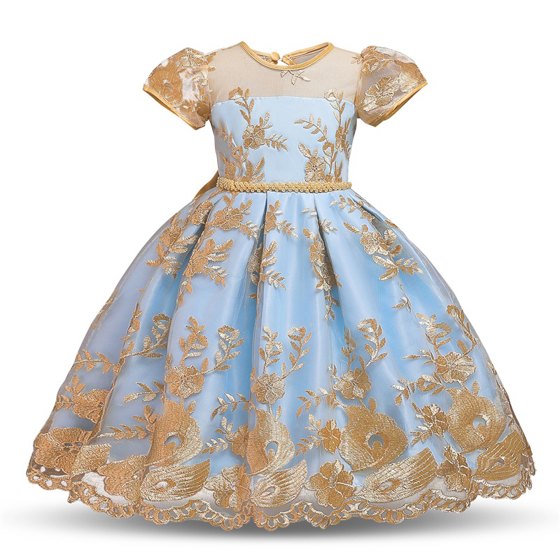 Vestido Bebê e Infantil Para Daminha Formatura Aniversário Festas Luxo Vestido de Festa Infantil para Princesas Realeza