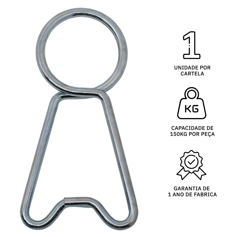 Encurtador Rede De Descanso Anjo Cromado - Silvana