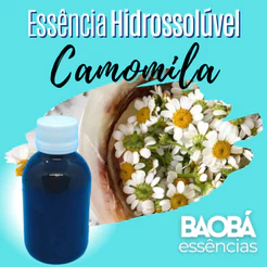 Essência Premium Camomila - HIDROSSOLÚVEL - 100ml