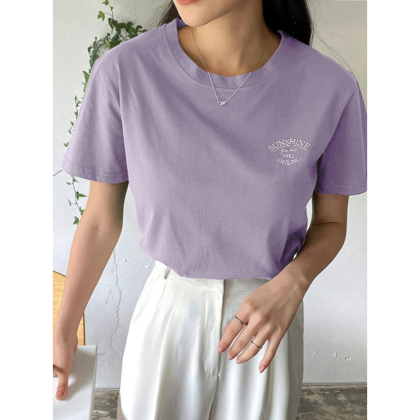 Camiseta Sunshine 1982 Luz Do Sol Minimalista Oversized Feminina Top