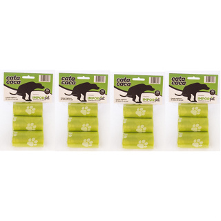 Saquinhos higiênicos cata caca 240 unidades em Oferta na Shopee