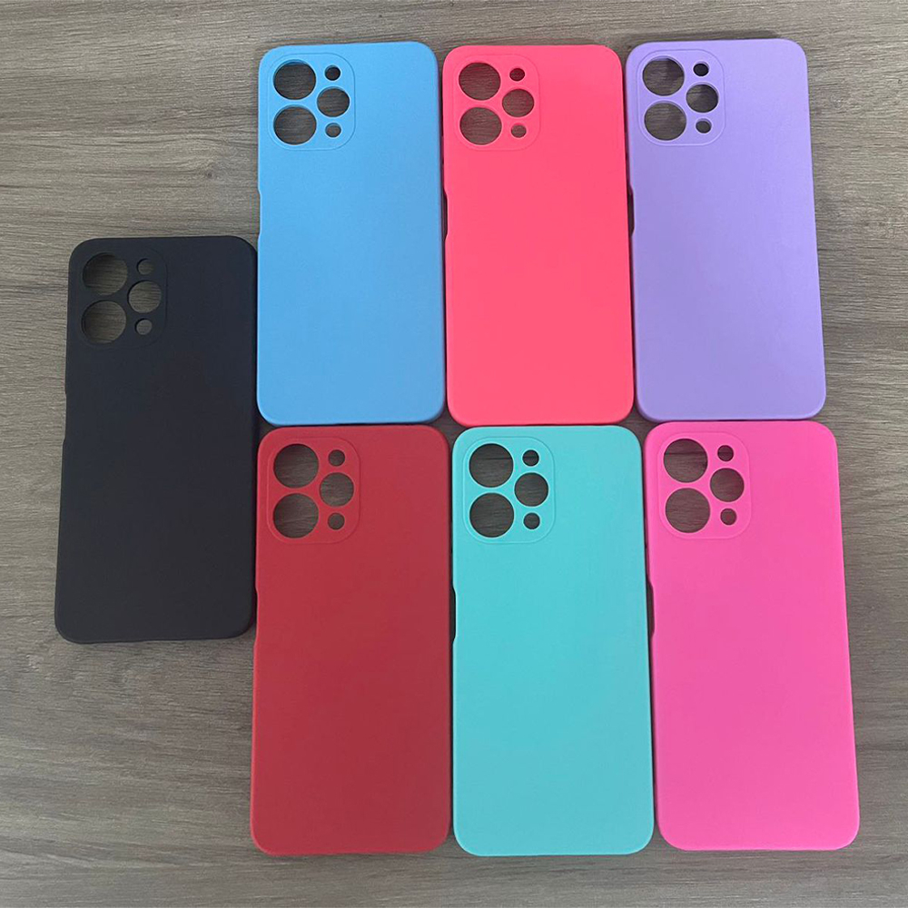 Capa Capinha Case Redmi 12 Aveludada Silicone Protetora Anti Impacto