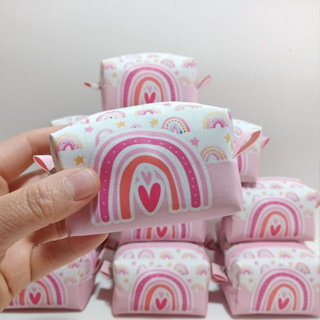Porta Moeda Arco iris Boho Lembrancinha de Festa Personalizada Nascimento Cha de Bebe Batizado em Oferta na Shopee
