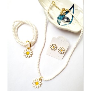 Colar Brinco e Pulseira MG