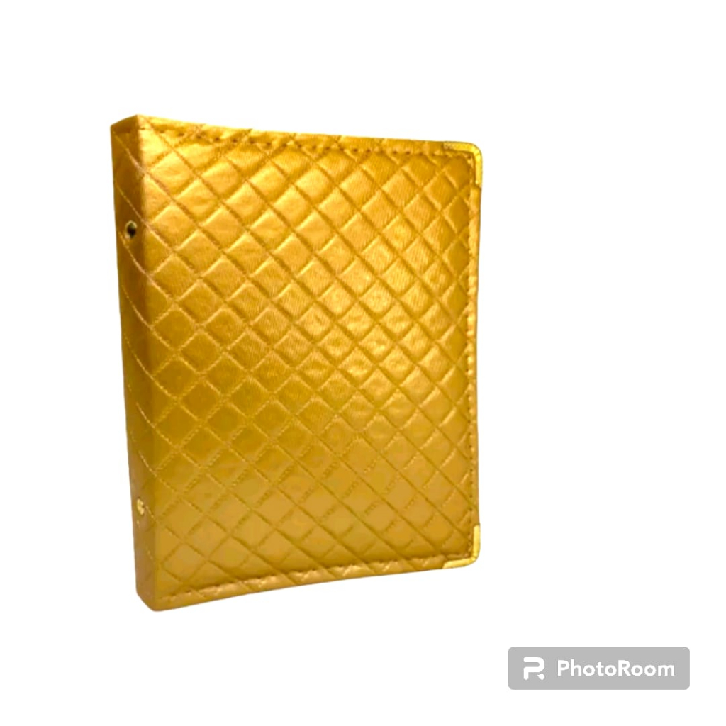 PASTA PARA HINOS N.03 QUADRICULADO DOURADO (18,5CM X 24,5CM)