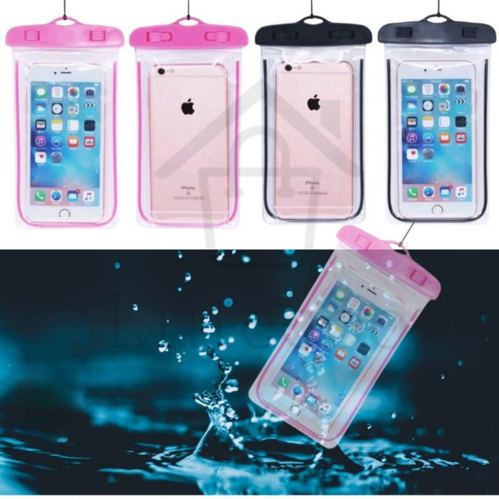 Capa Bolsa Prova Dágua Impermeável Celular Transparente Universal