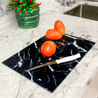 Tábua de Corte Vidro Taboa Tabua Temperado Para Carne Legumes e Frutas Churrasco - ENVIO IMEDIATO