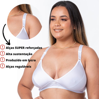 Sutiã Plus Size Reforçado ALTA Sustentação Lingerie Moda Íntima
