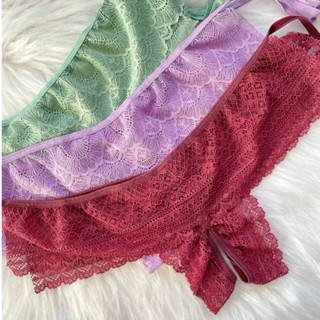 Calcinha Tanga Fio Dental Lingerie Sensual Com Abertura Íntima Apressadinha