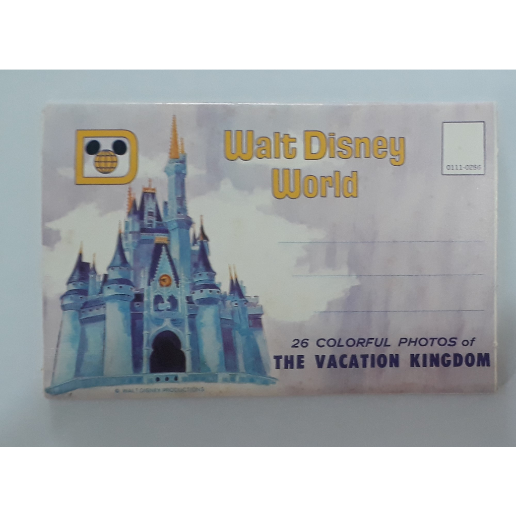 Cartão Postal Walt Disney World Livreto 26 Fotos - Lindo