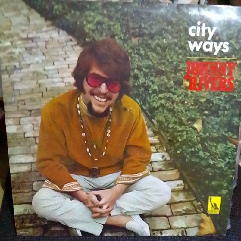 lp vinil - johnny rivers city ways / dang me samba rock/ 1969